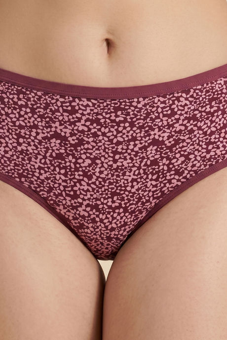 Zivame Medium Rise Full Coverage Hipster Panty (Pack of 3) - Multicolor — image 13